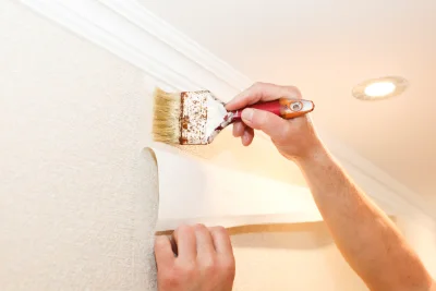 Pose de papier peint à Méharin — revêtements muraux et toiles de verre